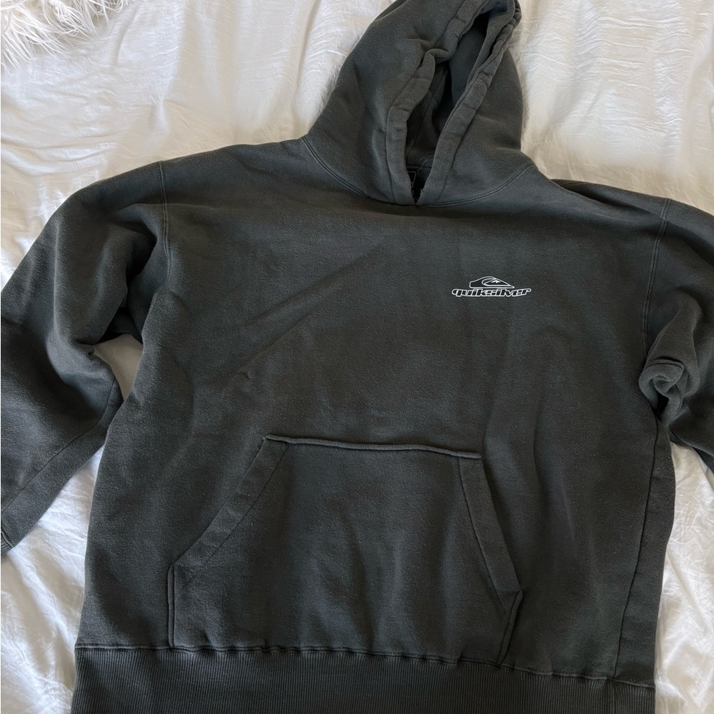 Vintage Quicksilver Green Sweatshirt Hoodie